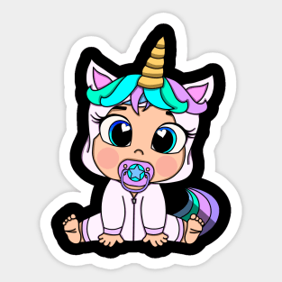 Baby in Costume Sticker